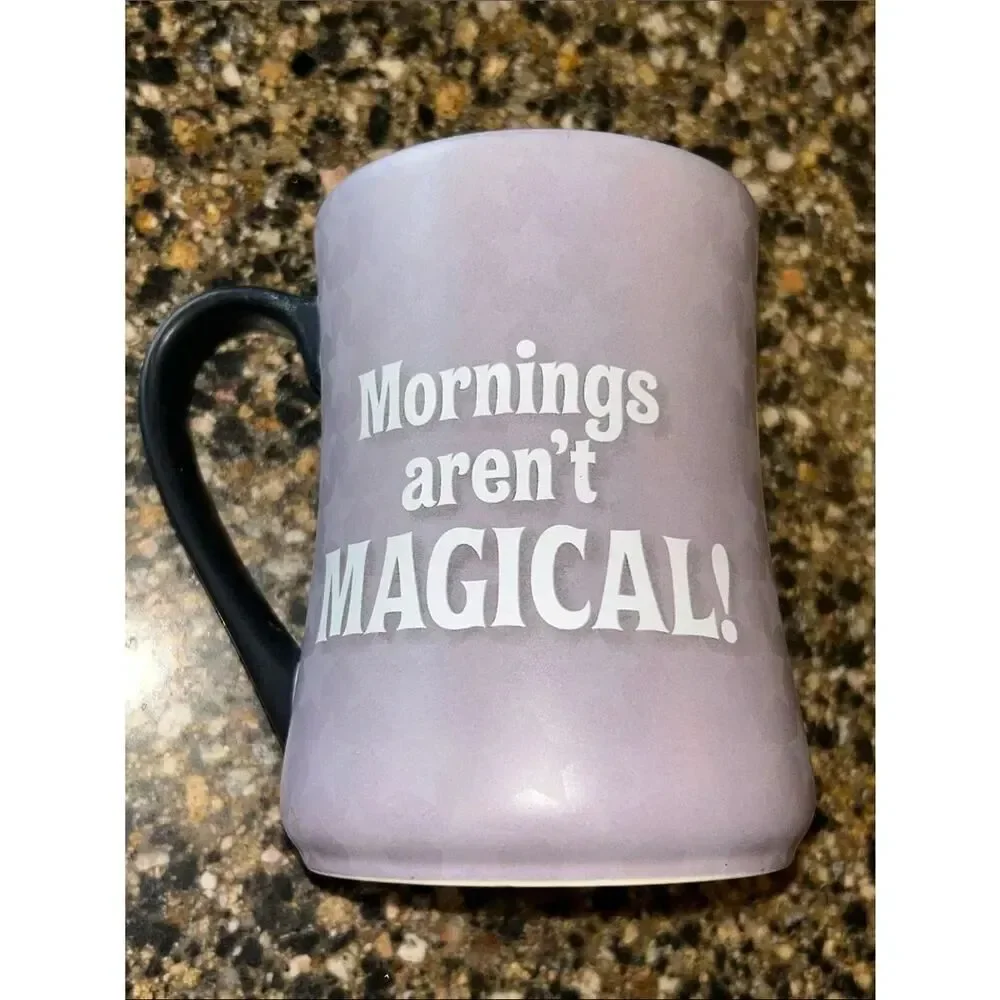 NEW Disney Parks Exclusive Tinkerbell Mornings Aren’t Magical Coffee Cup